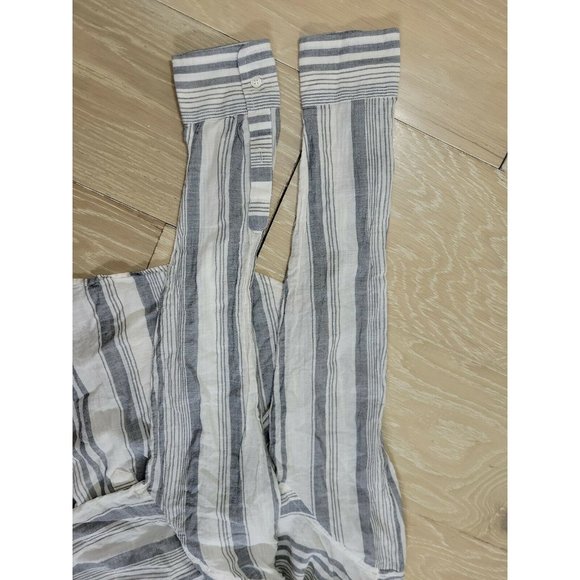 Lucky Brand Button Tunic Top Women's SMALL Striped 100% Cotton Lightweight - Picture 6 of 10